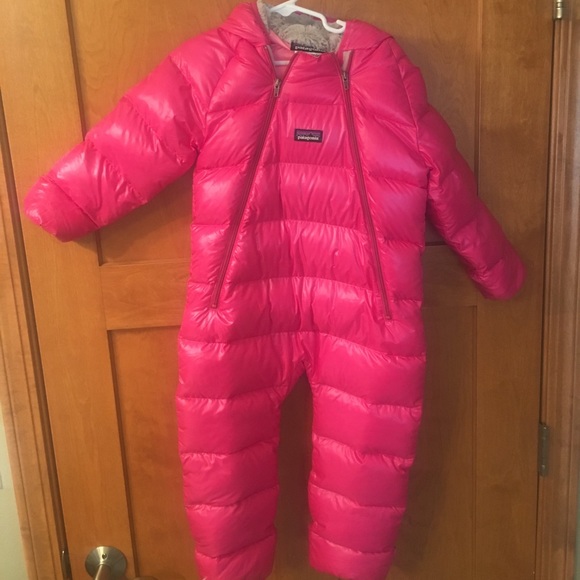 patagonia baby girl snowsuit